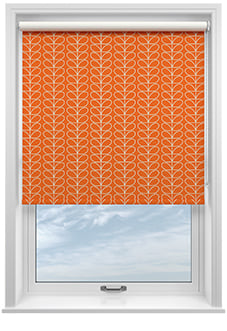 Orla Kiely Linear Stem, Persimmon - Twist&Fit Roller Blind